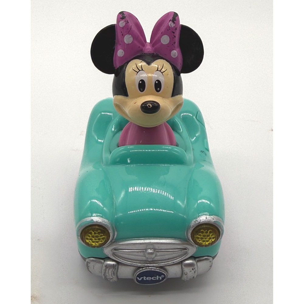 VTech Go‎ Go Smart Wheels Minnie Mouse Toy Car Teal Purple Disney Toddler Works